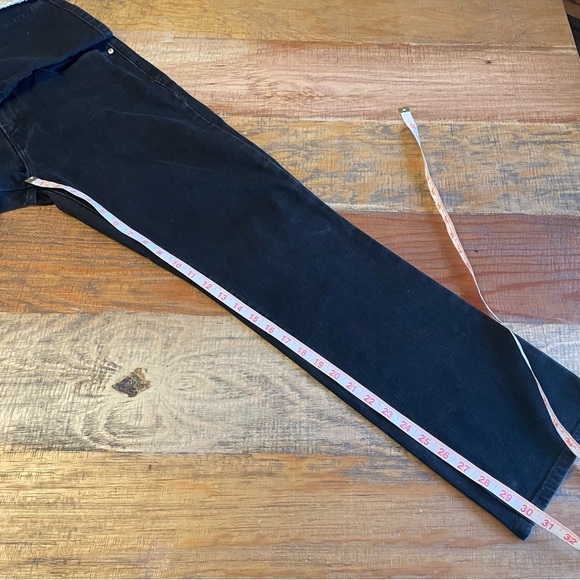 LEVIS 505 Jeans Straight Leg Black Women’s  Size 10M denim - Picture 7 of 11